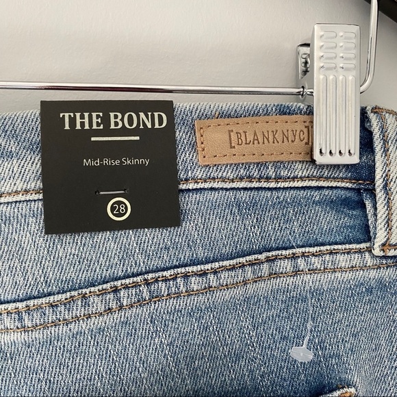 BLANKNYC The Bond Python Print Trim Skinny Jeans - Picture 6 of 12